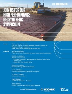 ICONIX High Performance Geosynthetic Symposium - Calgary, AB
