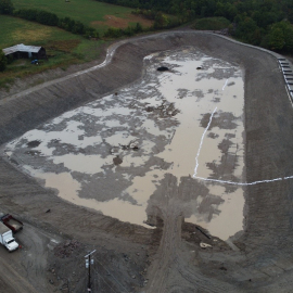 Tweed-Lagoon-aerial-view-of-site-just-prior-to-liner-system-installation